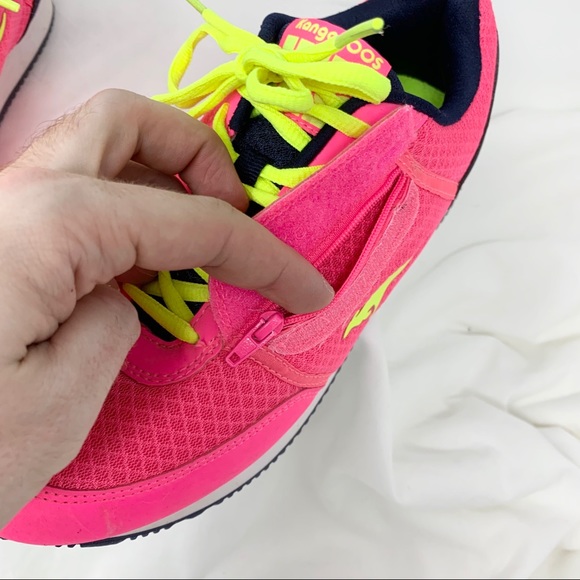 KangaROOS Pink Green Shoes Women’s Sz 8 Zipper - Picture 4 of 8